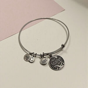 Alex and Ani “Like a Mother to Me” Silver Charm Bracelet
